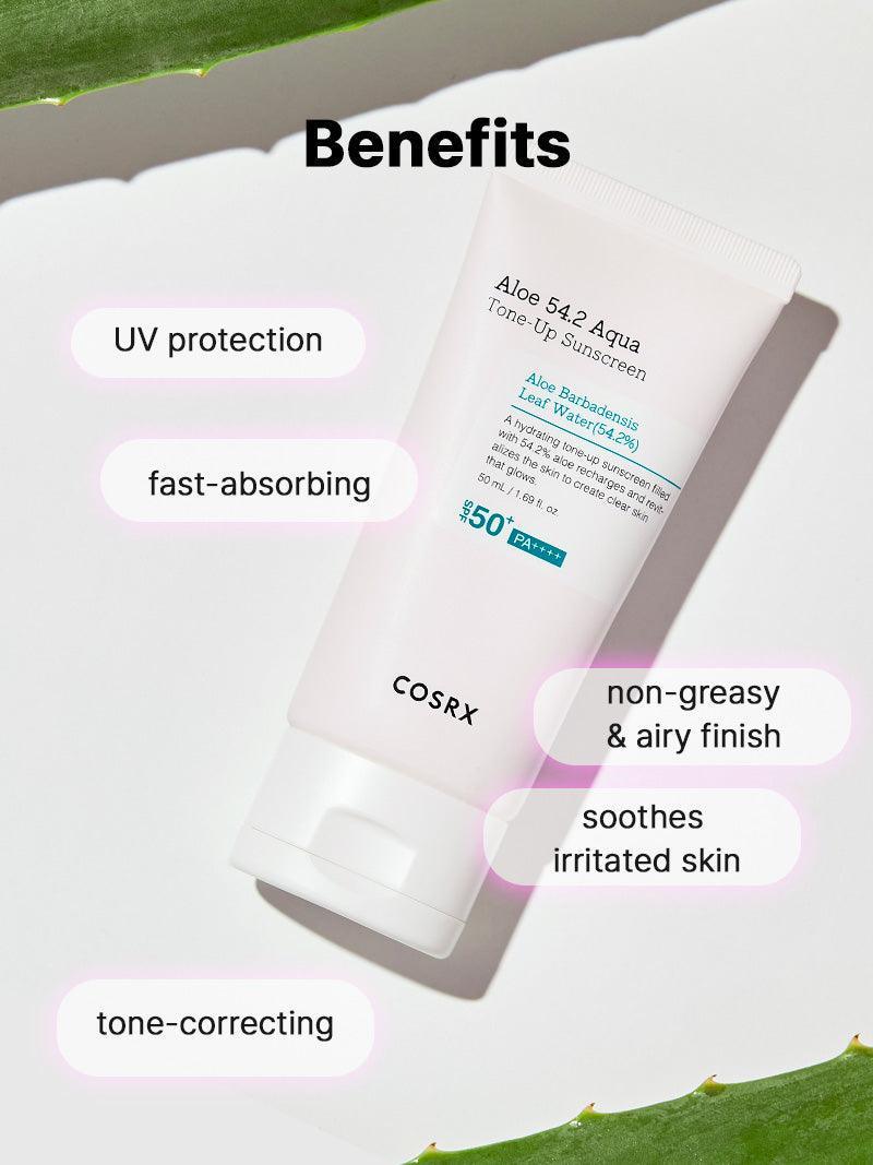 COSRX - Aloe 54.2 Aqua Tone-Up Sunscreen (Original)