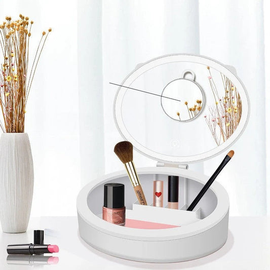 LED Makeup Mirror Desktop Girls