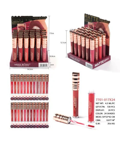 Miss Rose - Matte Liquid Lip Gloss